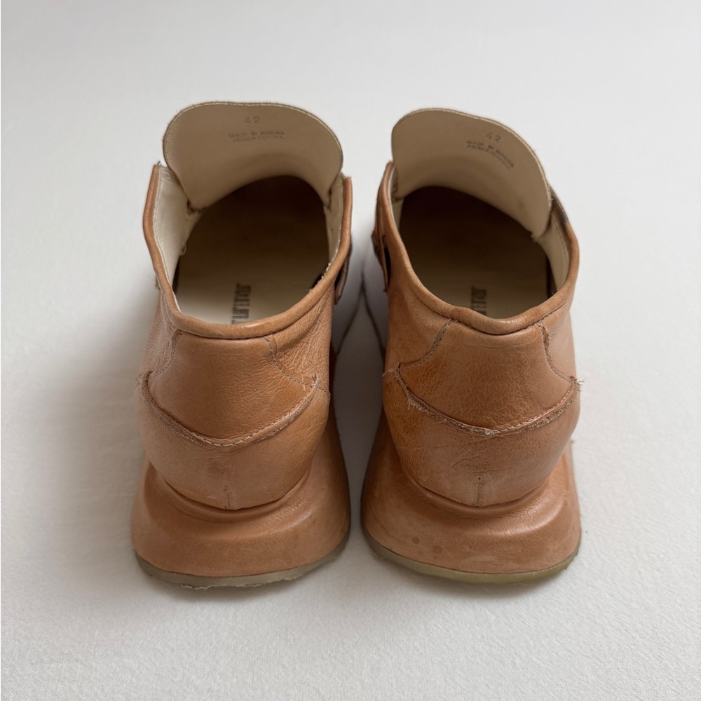 A.S. 98 Elian Platform Leather Loafer In Light Brown Cream Size 42 - US Size 11 - Picture 5 of 15